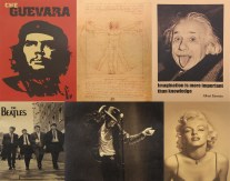 Постер ретро «Известные личности»