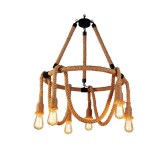 Люстра из каната Rope Octopus