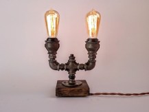 Лампа настольная Wood-Double