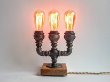 Лампа настольная Wood-Triple